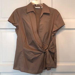 New York Co Wrap Blouse. Size L